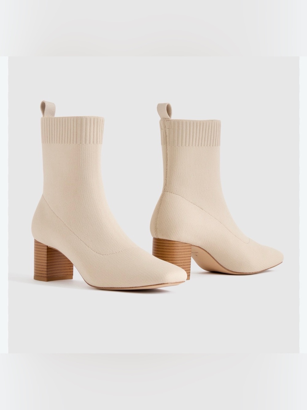 Quince Eco Knit Heeled Bootie